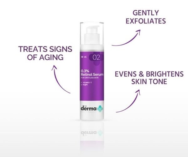 Derma Co 0.3% Retinol Serum - 30ml - Anti-Aging & Skin Renewal - Image 5