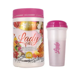 Jamu Jelita Lady White Collagen 400g | Skin Whitening and Anti-Aging Collagen Supplement
