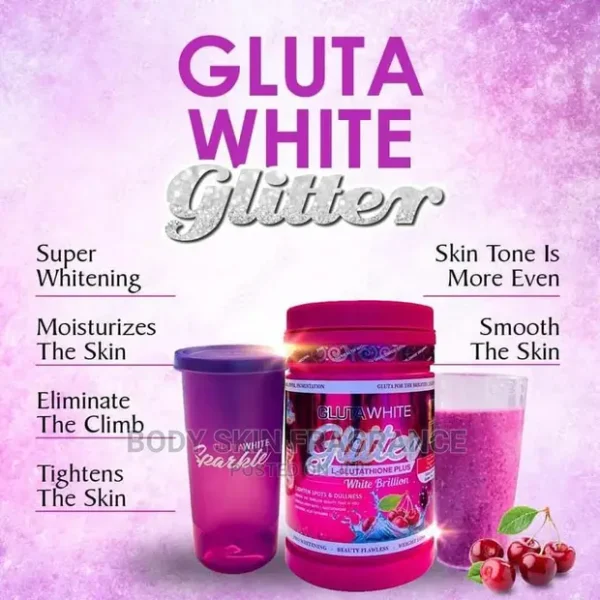 Gluta White Glitter L-Glutathione Plus White Brillion Powder - Advanced Skin Whitening Supplement - Image 4