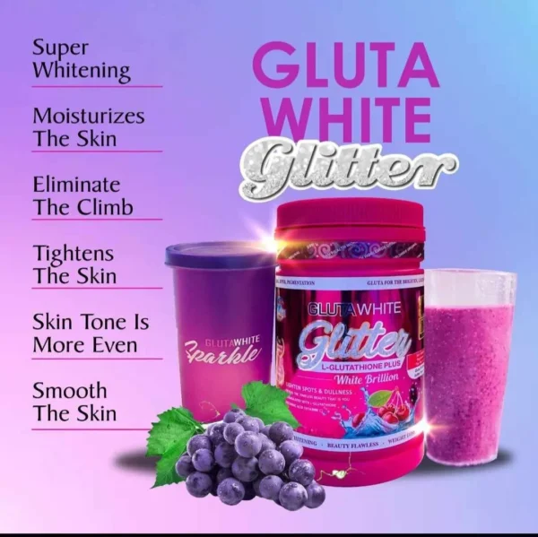 Gluta White Glitter L-Glutathione Plus White Brillion Powder - Advanced Skin Whitening Supplement - Image 3
