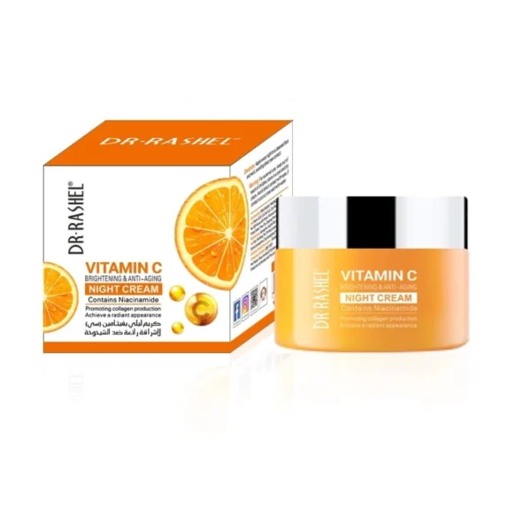 Dr Rashel Vitamin C Night Cream 50g | P.R.C. | Brightening Anti-Aging Moisturizer - Image 2
