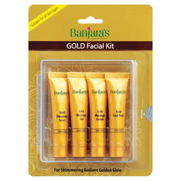 Banjaras Gold Facial Kit - Ultimate Radiance & Rejuvenation