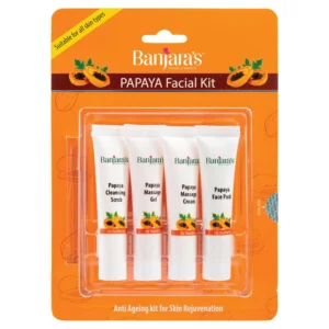 Banjaras Papaya Facial Kit - Natural Radiance & Exfoliation