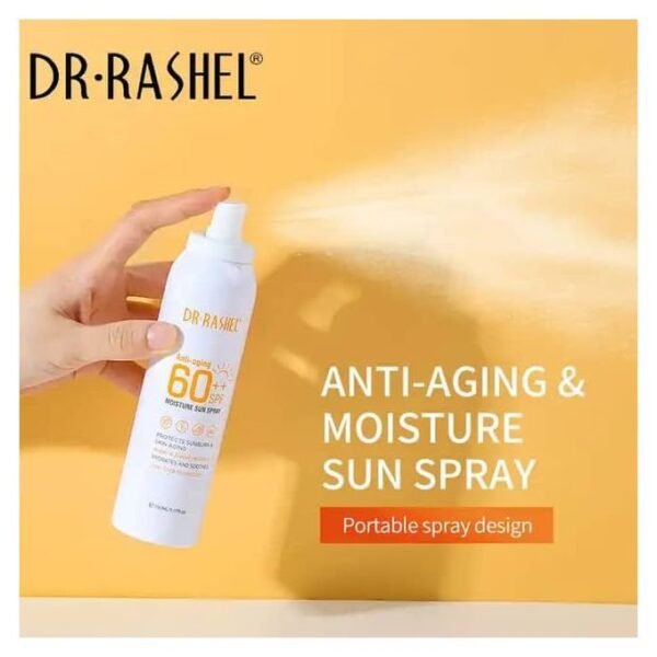 Dr Rashel Anti Aging SPF 60+ Moisture Sun Spray 150ml | P.R.C. | Ultimate Sun Protection - Image 4