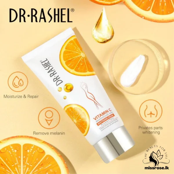Dr. Rashel Vitamin C Brightening & Anti-Aging Whitening Cream 80g | Skin Brightening & Anti-Aging Formula | P.R.C - Image 4