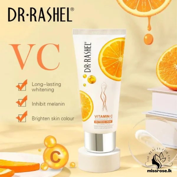 Dr. Rashel Vitamin C Brightening & Anti-Aging Whitening Cream 80g | Skin Brightening & Anti-Aging Formula | P.R.C - Image 3