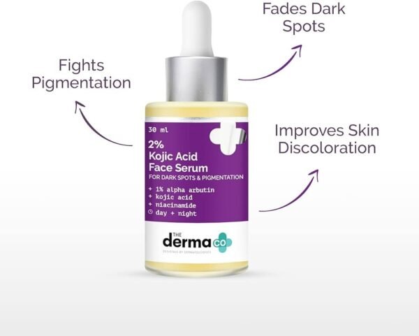 Derma Co 2% Kojic Acid Serum 30ml – Brighten Your Skin Today - Image 2