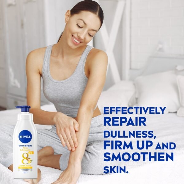 Nivea Extra Bright Firm & Smooth Q10 Superfood 380ml | Thailand | Radiant & Firm Skin with Q10 and Vitamin C - Image 3