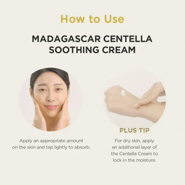 Centella Soothing Cream 75ml | Korea |Calming and Hydrating Sensitive Skin - Image 3