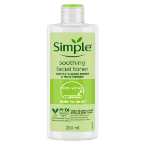 Simple Soothing Facial Toner 200ml | Gentle Hydration for Sensitive Skin