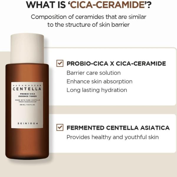 Centella Probio-Cica Essence Toner 210ml | Korea | Calm & Strengthen Sensitive Skin - Image 3