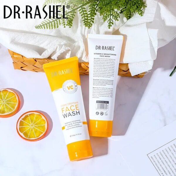 DR RASHEL Vitamin C Brightening Face Wash 100g | P.R.C. | Radiant Skin Daily - Image 3