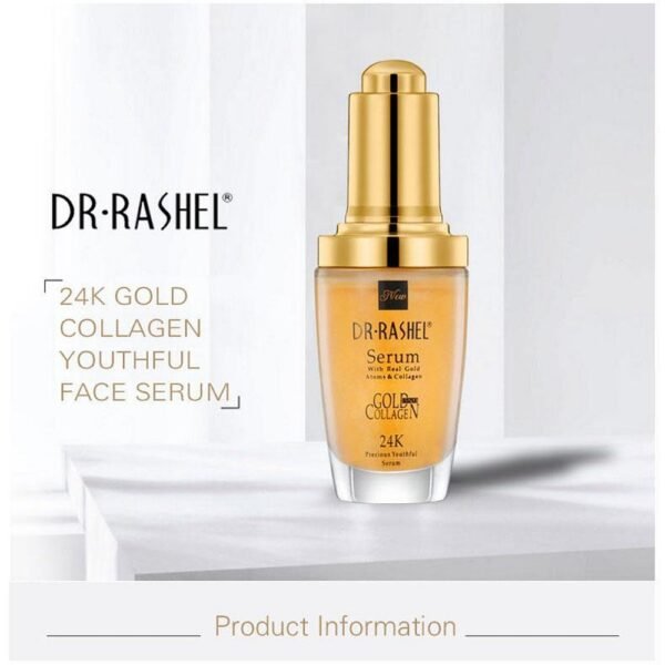 Dr. Rashel 24K Gold Collagen Serum 40ml | P.R.C. | Radiance & Firmness with Real Gold Atoms - Image 3