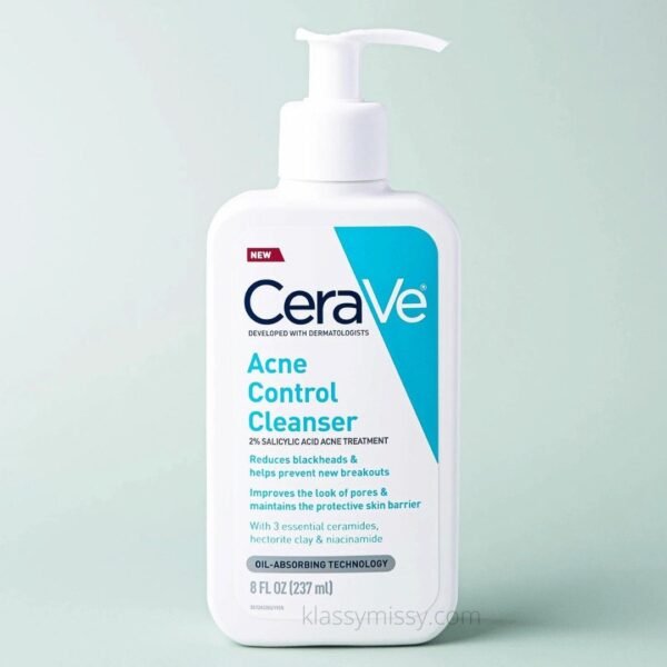 CeraVe Acne Control Cleanser 237ml | USA | Clear Skin Solution