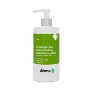 Derma Co 1% Salicylic Acid Body Serum-Lotion 250ml | Exfoliation and Acne Control