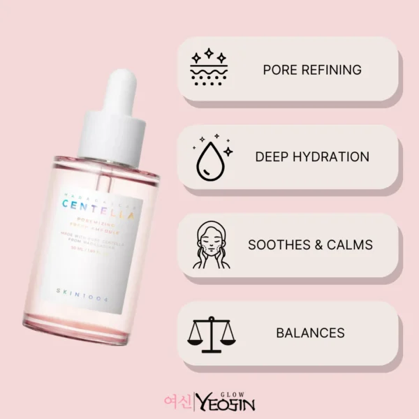 Centella Poremizing Fresh Ampoule 100ml | Korea | Pore-Tightening & Calming for Sensitive Skin - Image 4