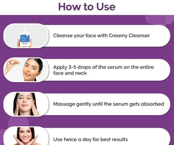 Derma Co 2% Glutathione Face Serum - Brighten & Even Skin Tone - 30ml - Image 4