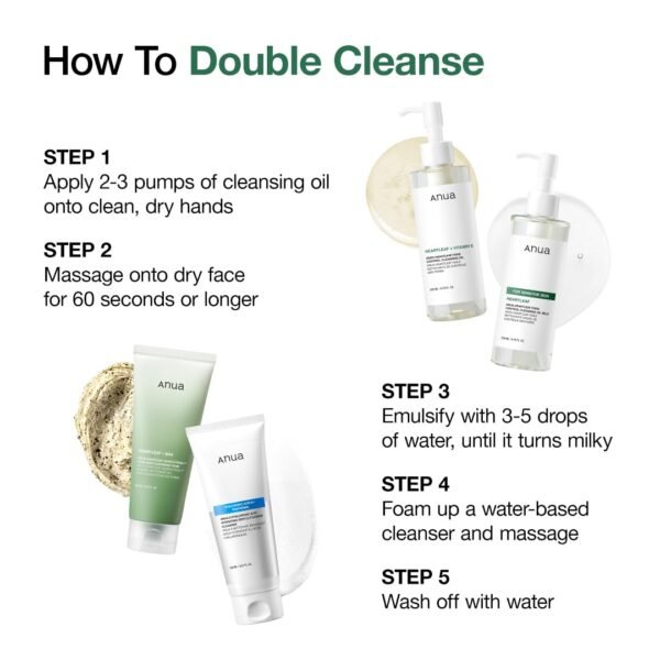 Anua Heartleaf Pore Control Cleansing Oil 200ml | Korea | Deep Cleanse & Minimize Pores - Image 6