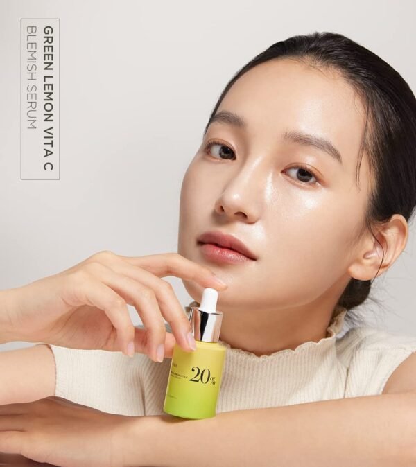 Anua Green Lemon Vita C Blemish Serum 20% | Korea | Brighten & Fade Dark Spots - Image 7
