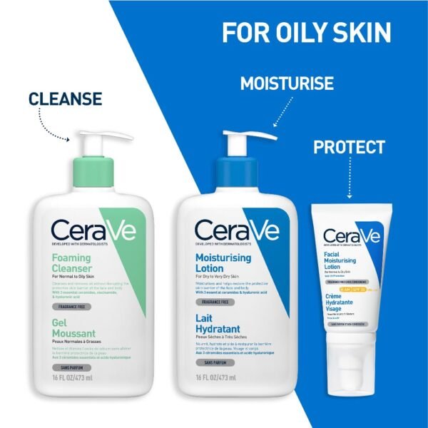 CeraVe Foaming Cleanser 473ml | Deep Cleanse for Oily Skin - Image 7