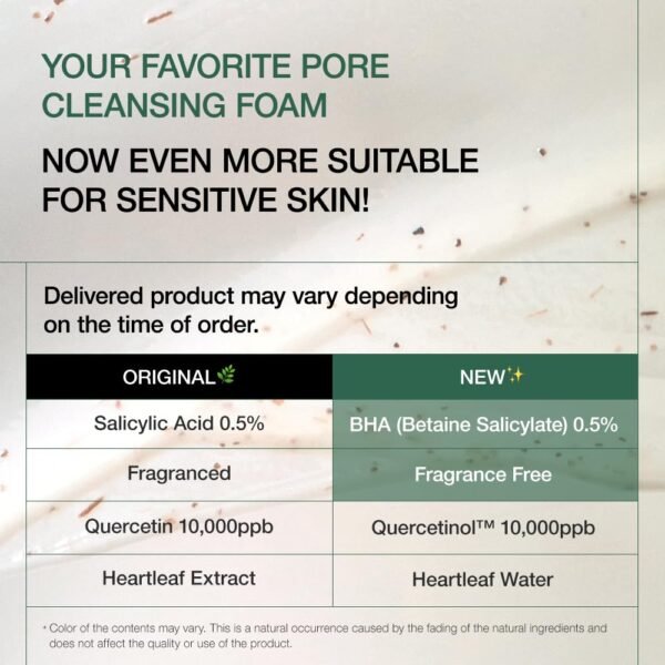 Anua Heartleaf Quercetinol Pore Deep Cleansing Foam 150ml | Korea | Deep Clean & Minimize Pores - Image 8
