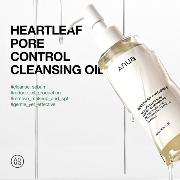 Anua Heartleaf Pore Control Cleansing Oil 200ml | Korea | Deep Cleanse & Minimize Pores - Image 5