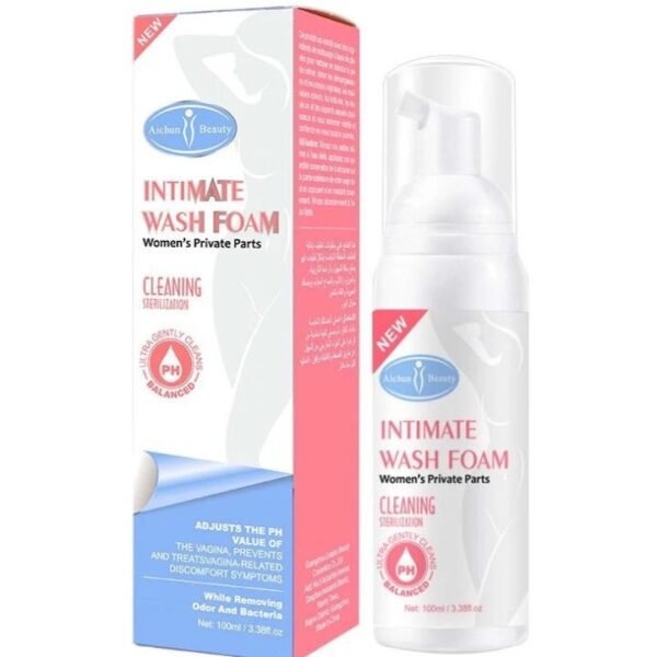 Aichun Beauty Intimate Wash Foam 100ml | Gentle Intimate Hygiene & pH Balance | China