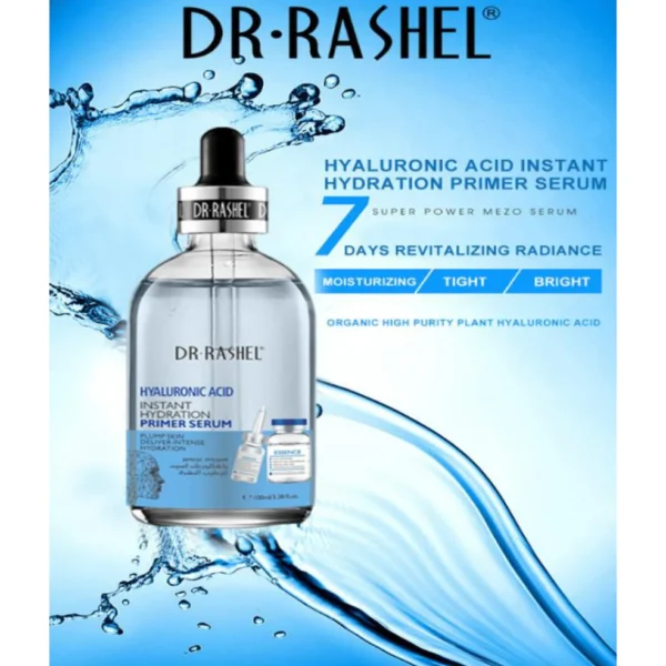 Dr. Rashel Hyaluronic Acid Instant Hydration Primer Serum 100ml | Boost Hydration & Prep Skin - Image 3
