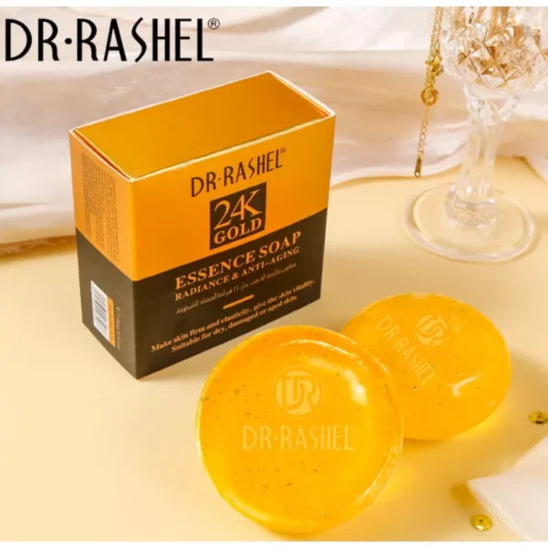 Dr Rashel 24K Gold Essence Soap | P.R.C. | Radiance & Anti-Aging, Luxurious Skincare