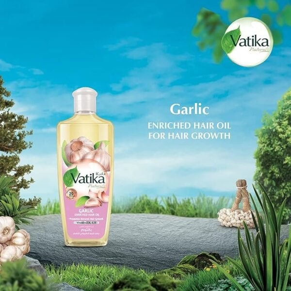 Vatika Garlic Enriched Hair Oil 200ml | Strengthening Hair Care - Image 2