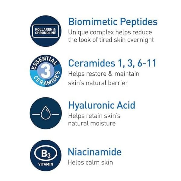 CeraVe Skin Renewing Night Cream 48g | Ultimate Overnight Hydration | USA - Image 5