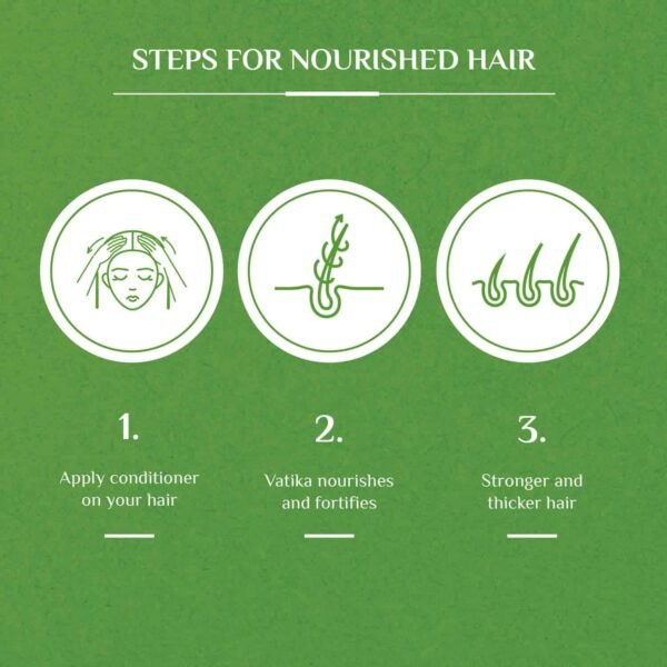 Vatika Cactus & Gergir Conditioner 400ml | Hair Fall Control Formula - Image 4