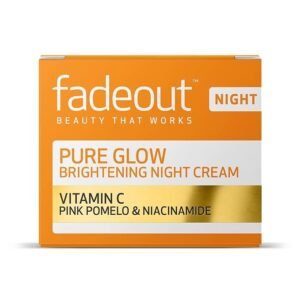 Overnight Transformation with FADE OUT Pure Glow Whitening Night Cream 50ml