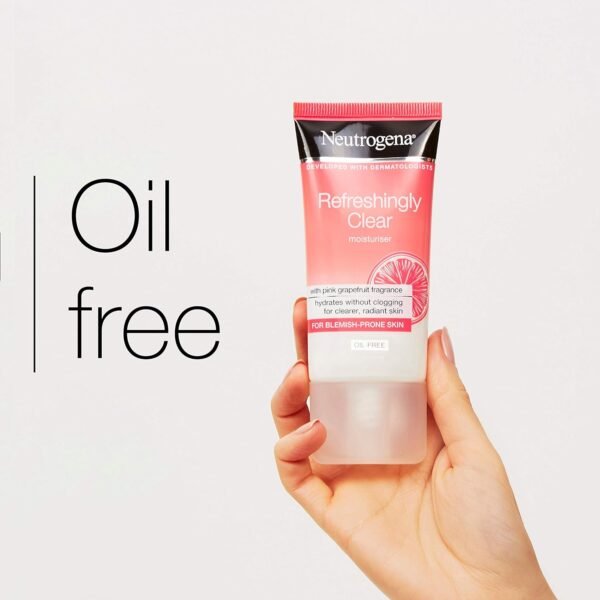 Neutrogena Refreshingly Clear Moisturizer 50ml - Hydrate & Brighten Skin - Image 2