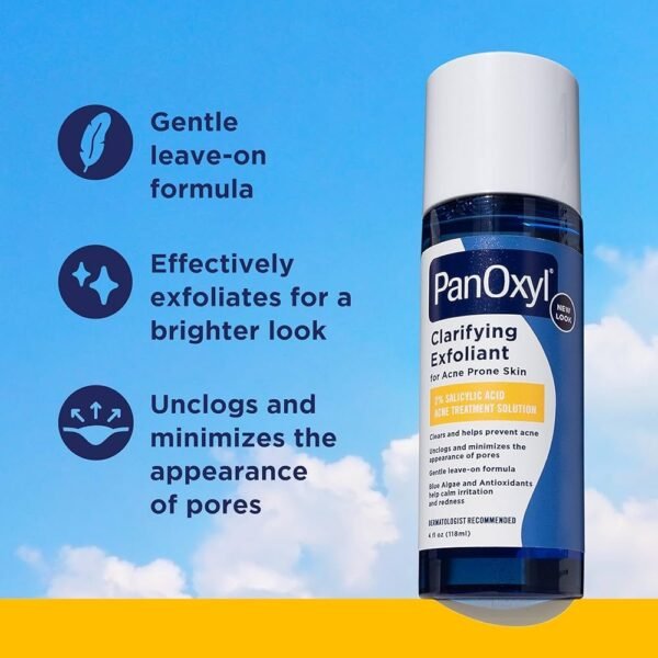 PanOxyl Clarifying Exfoliant with 2% Salicylic Acid - Acne Treatment and Deep Cleansing - Image 3