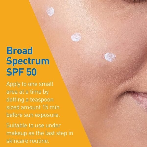 CeraVe Hydrating Mineral Sunscreen SPF 50 For Face | France | Broad-Spectrum Protection - Image 5