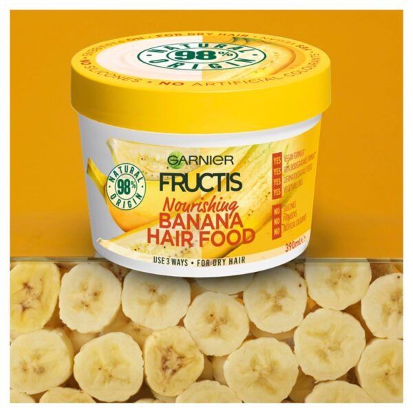 Garnier Ultimate Blends Banana Hair Mask | Multi-Use Formula for Dry Hair - Image 4