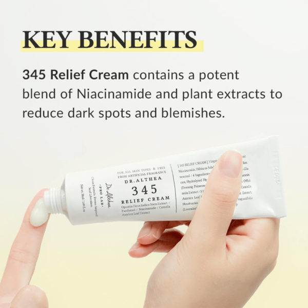 Dr. Althea 345 Relief Cream 50ml | Soothing & Hydrating Post-Acne Moisturizer | Korea - Image 3
