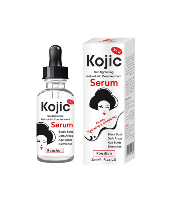 Roushun Kojic Skin Lightening Serum 30ml | Fade Dark Spots & Even Skin Tone | P.R.C