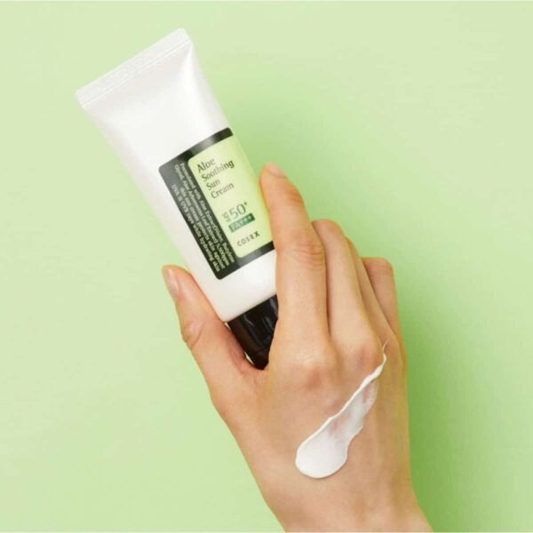 COSRX Aloe Soothing Sun Cream SPF50 PA+++ 50ml | Sun Protection & Hydration - Image 5
