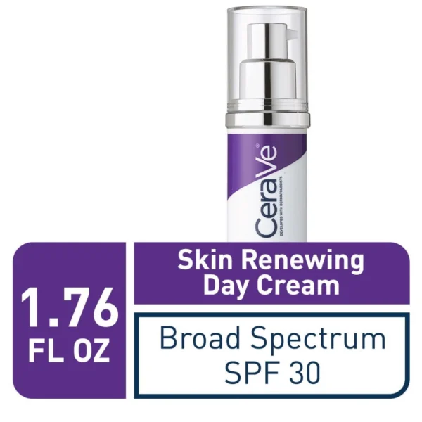 CeraVe Skin Renewing Day Cream 50g | Anti-Aging SPF 30 Moisturizer with Peptides - Image 3