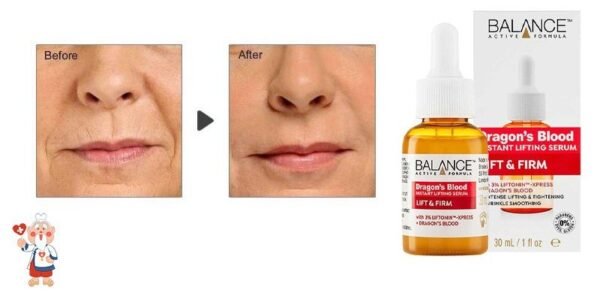 Balance Active Formula Dragon's Blood Instant Lifting Serum | England | Firm & Lift Skin - Image 3