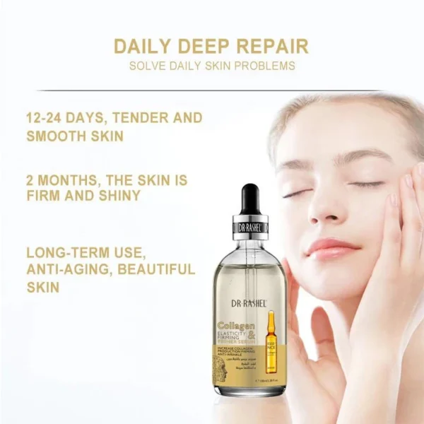 Dr. Rashel Collagen & Elasticity Firming Primer Serum 100ml | Firm & Prep Skin - Image 3