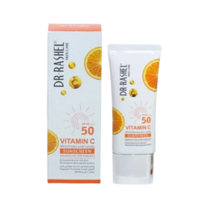 Dr Rashel Vitamin C Sunscreen SPF 50 PA+++ 50g | Brightening & Anti-Aging Protection | P.R.C