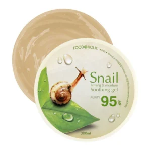 Foodaholic Snail Soothing Gel 95% 300ml | Hydration, Skin Repair, and Calming | Korea