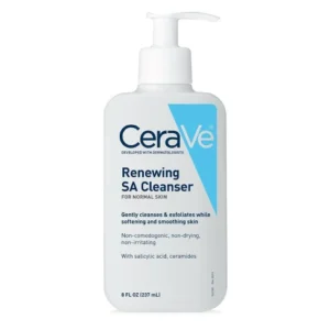 CeraVe Renewing SA Face Cleanser 237ml | Gentle Exfoliation for Normal Skin