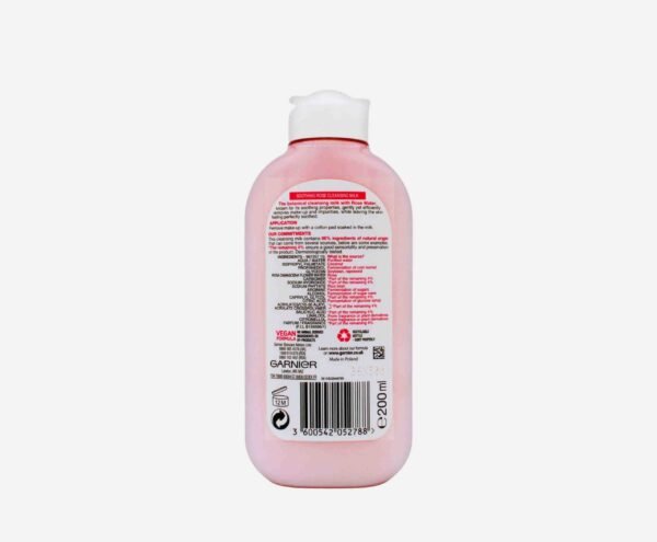 Garnier Rose Soothing Cleansing Milk 200ml | Poland | Gentle Cleanser for Sensitive Skin - Image 2