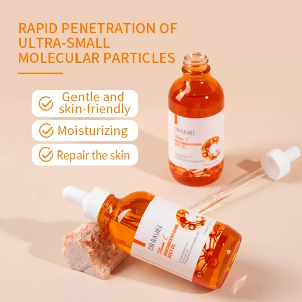 Dr Rashel Vitamin C Nourishing & Repairing Body Oil 100ml | Hydrating & Skin Repair Oil | P.R.C - Image 2