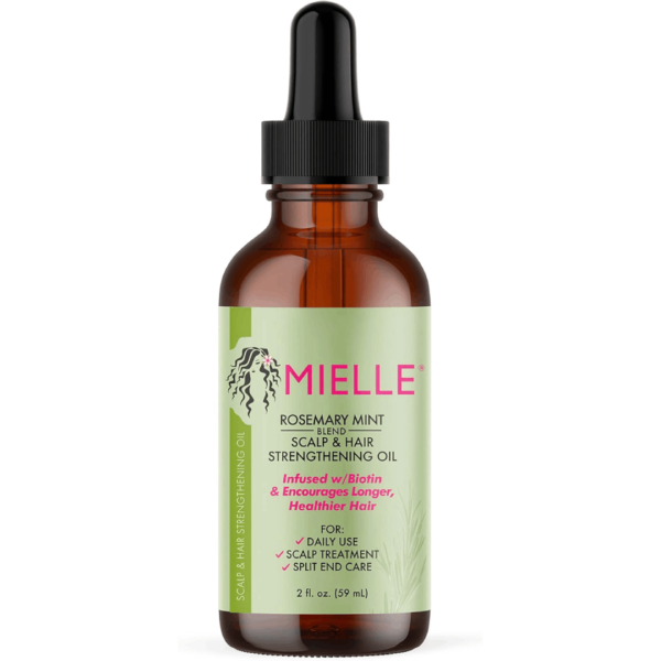 Mielle Rosemary Mint Scalp & Hair Strengthening Oil 59ml | Nourishing Scalp Treatment with Biotin | USA