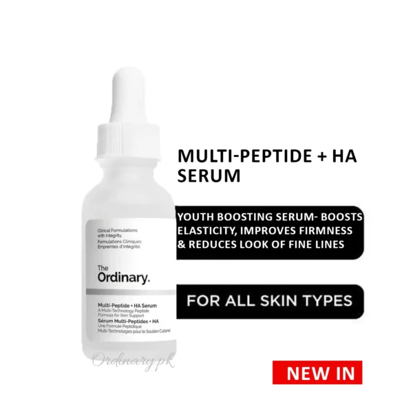 The Ordinary Multi-Peptide + HA Serum 30ml | Advanced Anti-Aging Serum with Peptides and Hyaluronic Acid | Canada - Image 2